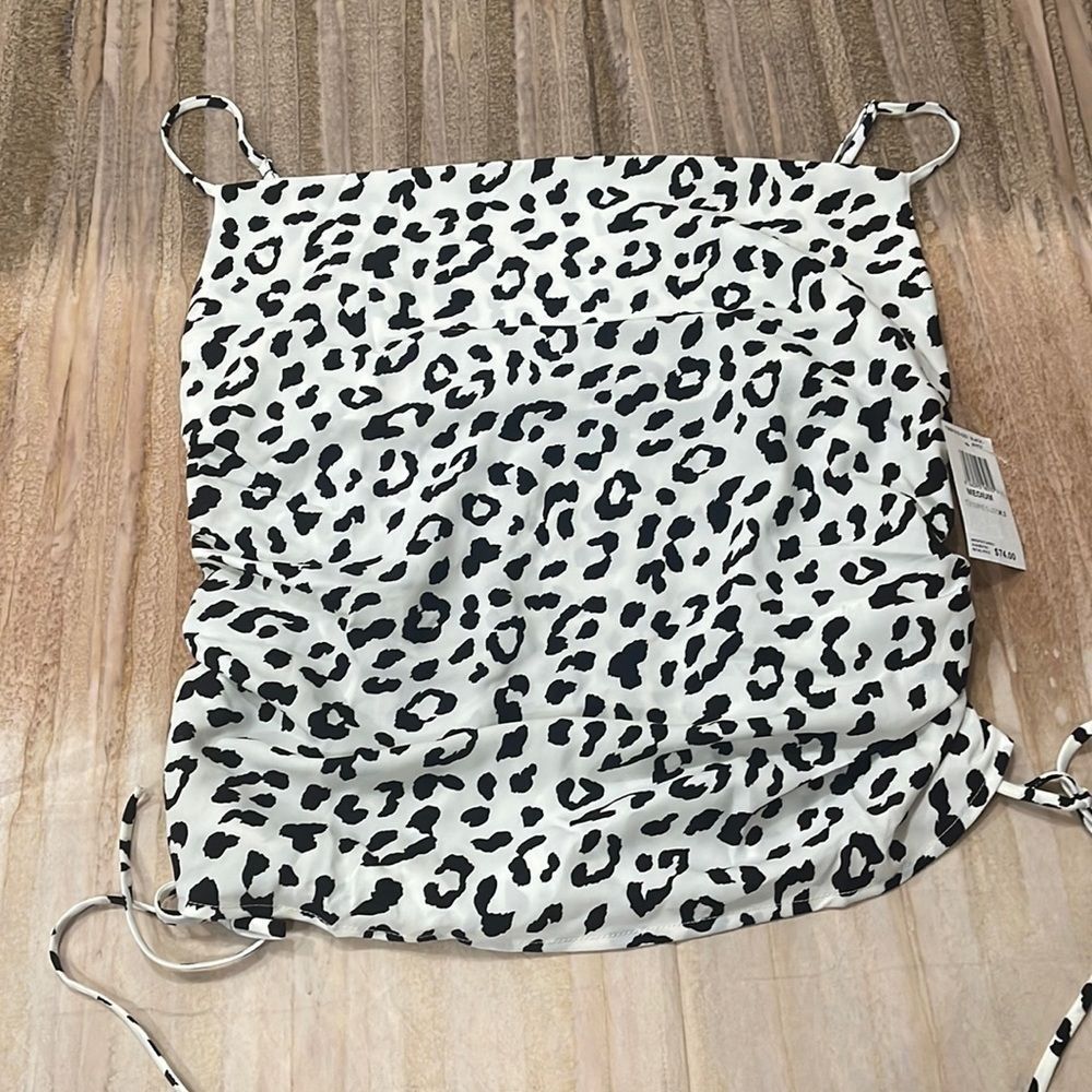 4si3nna | Drawstring Detail Cowl Neck Camisole-M - Picture 3 of 7